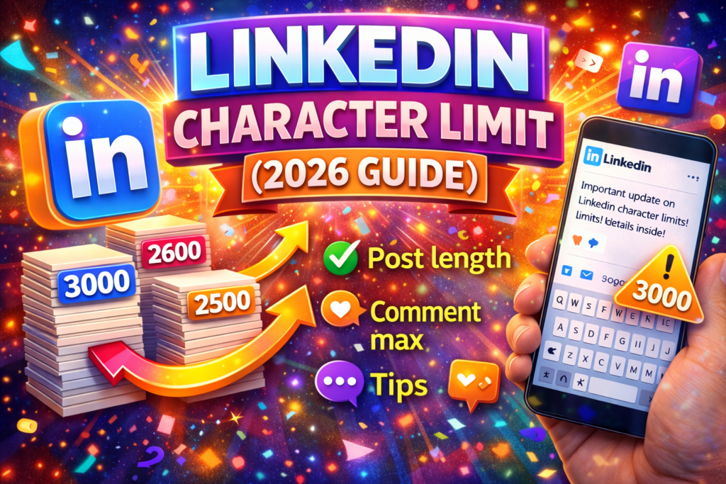 LinkedIn Character Limit (2026 Guide): Everything You Need to Know