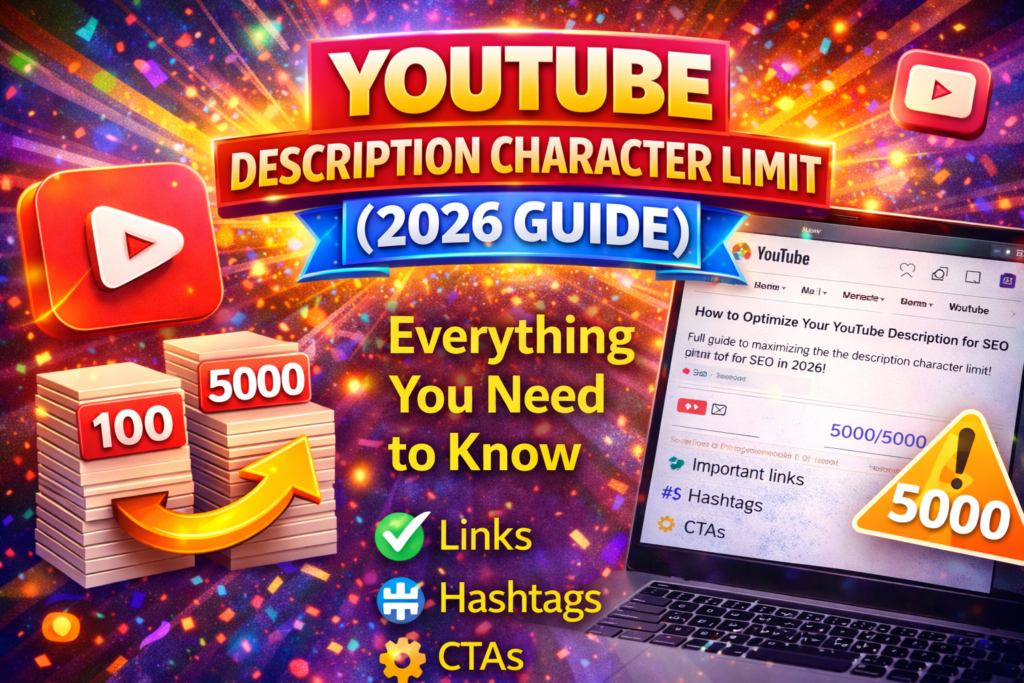 YouTube Description Character Limit (2026 Guide): Everything You Need to Know