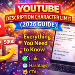 YouTube Description Character Limit (2026 Guide): Everything You Need to Know